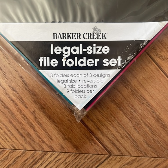 Barker Creek File Folders, Legal Size, File In Style, Pack Of 9 - Picture 4 of 5